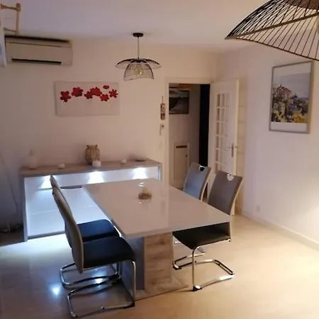 Avec Piscine De Copropriete דירה *